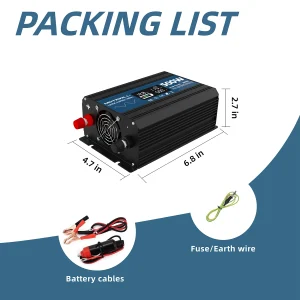 12V 500W Pure Sine Wave Inverter 4