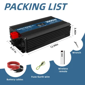 12v 3000w pure sine wave inverter 5